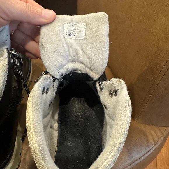 Timberland Black and Tan Euro Hiker Boots women’s boots 6M - Picture 8 of 11